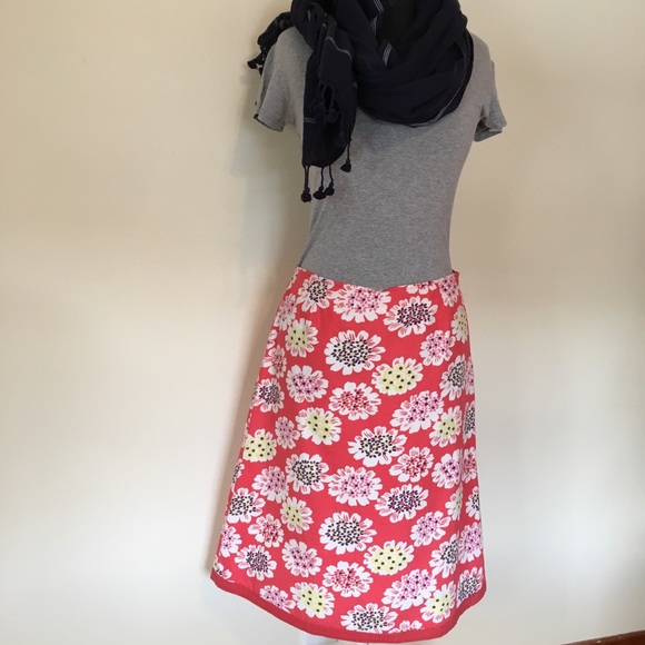 Boden Dresses & Skirts - Boden floral Print A line skirt coral Boden Dresses & Skirts - Boden floral Print A line skirt coral